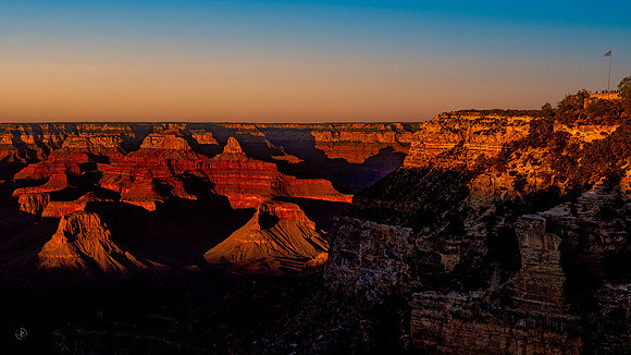 Sunset over the GRand Canyon