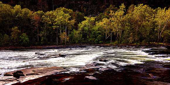 Sandstone Falls Rapids - 10 6 2025