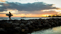 Along the watefront