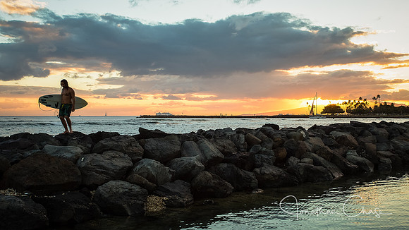 Along the watefront