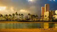Evening showers-