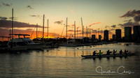 Sunset in the Marina-