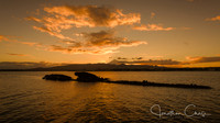 USS Utah Sunset