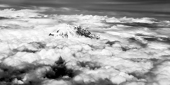 Mt Rainier 4 - BW - Rocky Mountain High