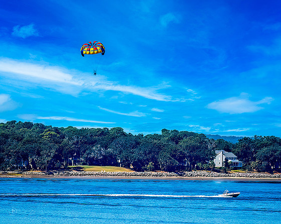 Paragliding Calibogue Sound