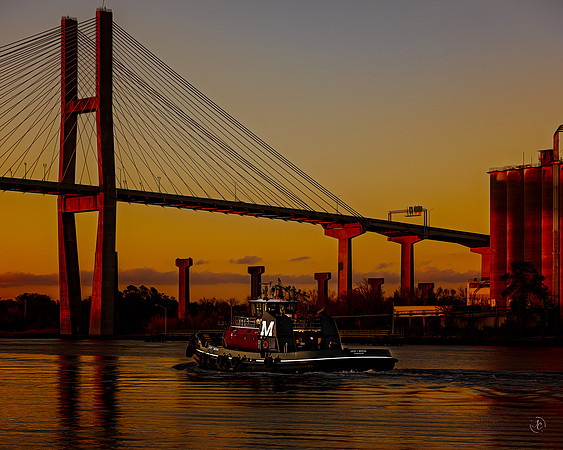 Tug Jack T Moran at Dusk