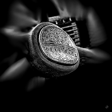 Chevy Steering Wheel BW - 1991