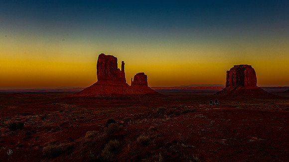 Three Mittens at Sunset