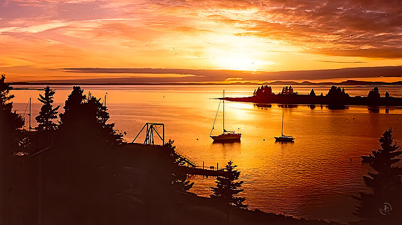Sunset - Isle au Haut - 9 1991