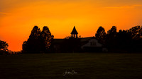 Sunset over the Stallion Barn