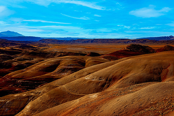Colorful Folds of Bentonite - 8206 - 9 30 2024