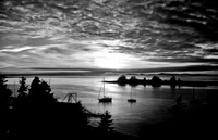 September Morn at Anchor - BW - 1991